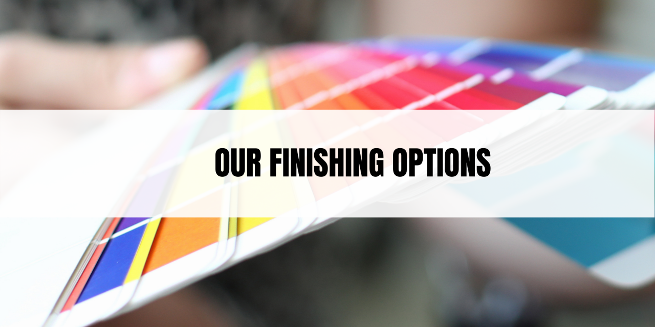 How to get unique booklets? Our finishing options